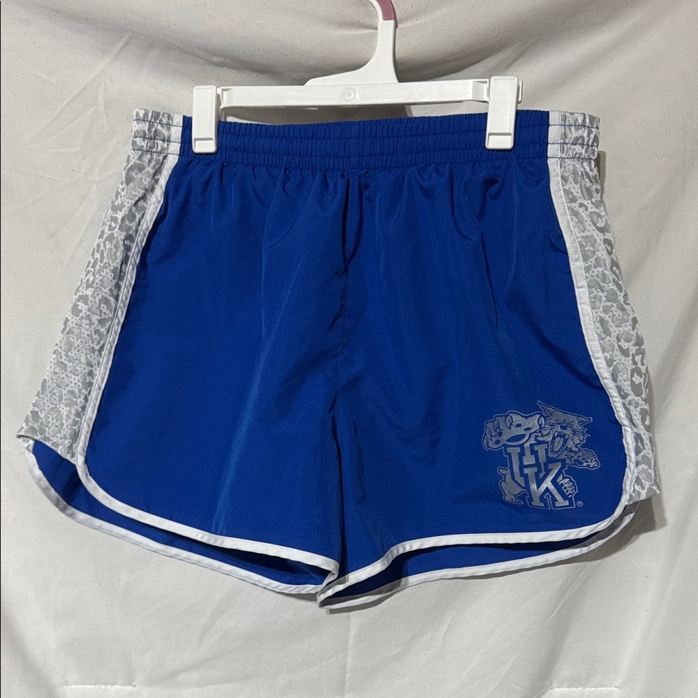 PINK Victoria's Secret Blue and Gray UK Athletic Shorts